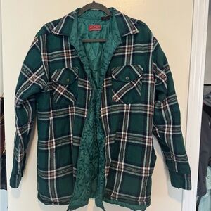 Vintage Allen Wickfield Quilted Flannel Jacket